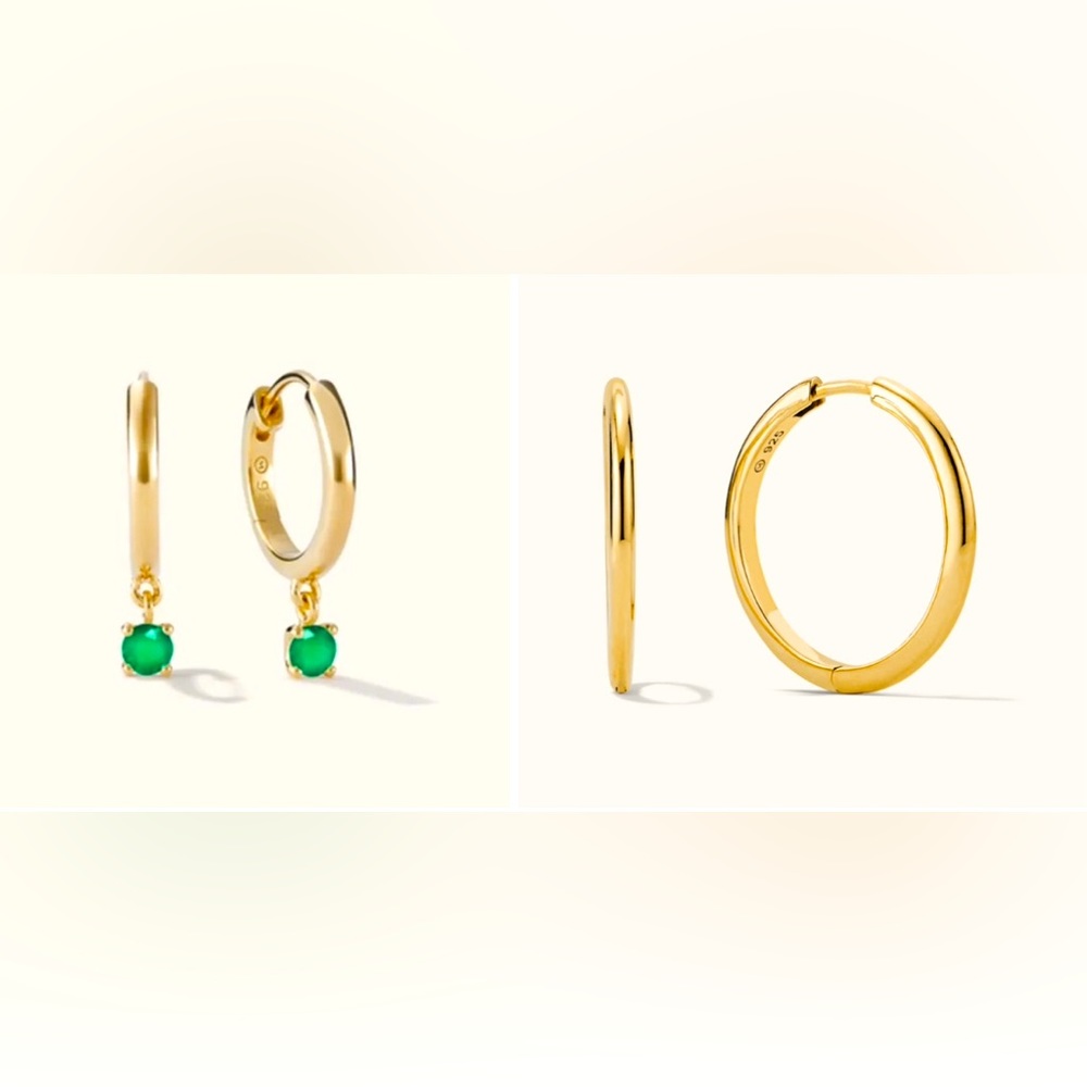 TWO Pairs of Mejuri Earrings